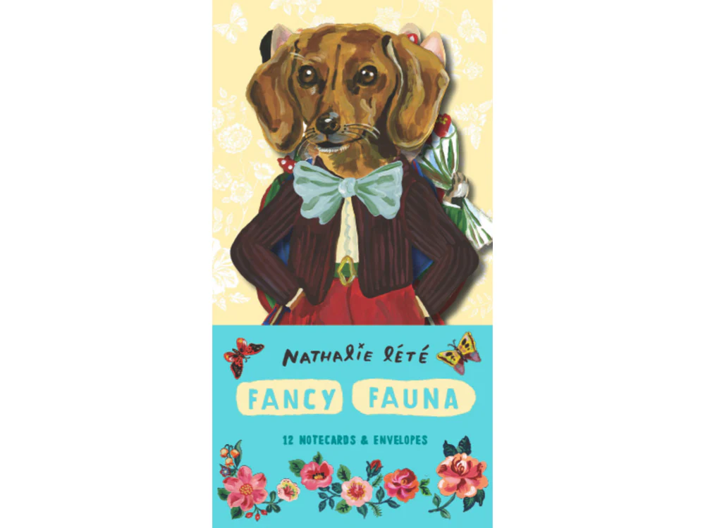 Fancy Fauna: 12 Notecards & Envelopes
