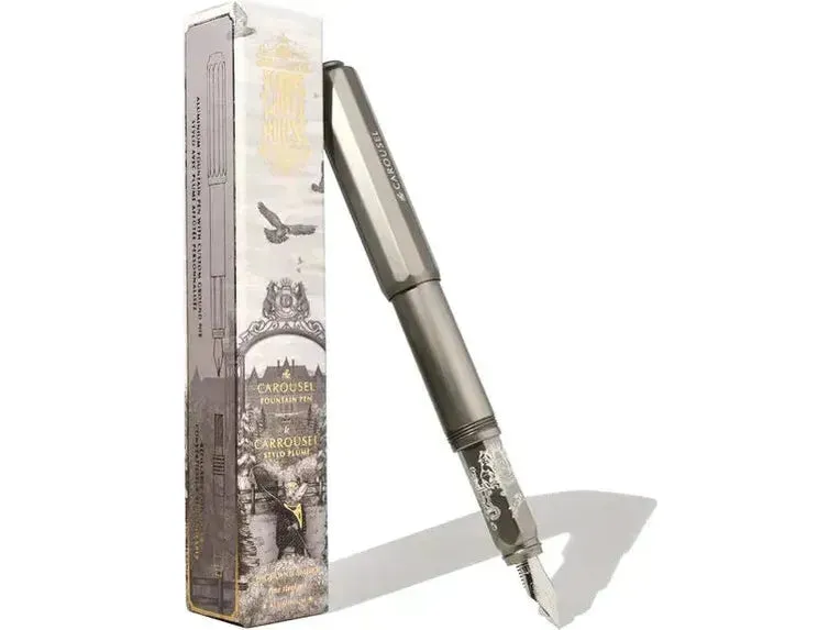 Ferris Wheel Press - Aluminum Carousel Fountain Pen - Highland Smoke