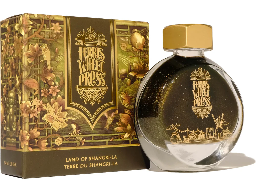Ferris Wheel Press Fountain Pen Ink (38mL) - Curious Collaborations - Land of Shangri-La
