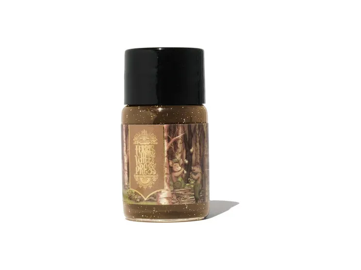 Ferris Wheel Press Fountain Pen Ink (10mL) - FerriTales: The Three Little Pigs - Curious Woods (Mini Bottle)