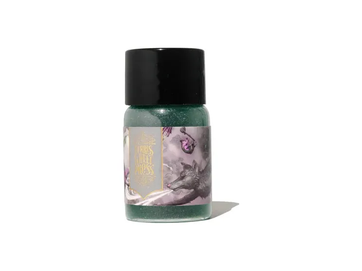 Ferris Wheel Press Fountain Pen Ink (10mL) - FerriTales: The Three Little Pigs - Galeforce Green (Mini Bottle)