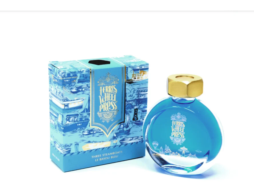 Ferris Wheel Press Fountain Pen Ink (38mL) - Summer 2020 Series - Three Steamboats