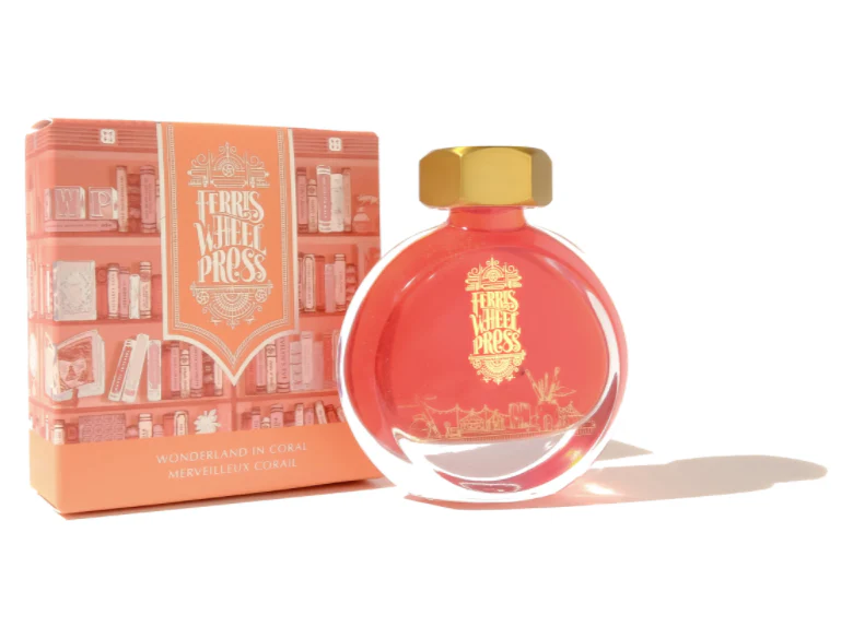 Ferris Wheel Press Fountain Pen Ink (38mL) - The Bookshoppe Collection - Wonderland in Coral