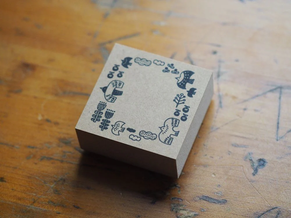 FIKA Rubber Stamp - Bird Frame