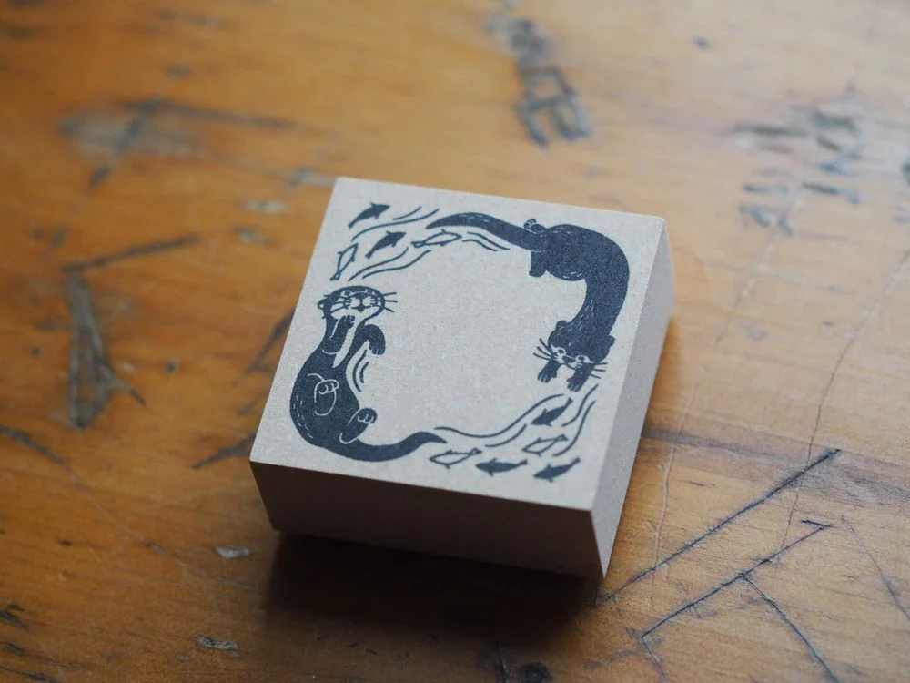 FIKA Rubber Stamp - Otter Frame