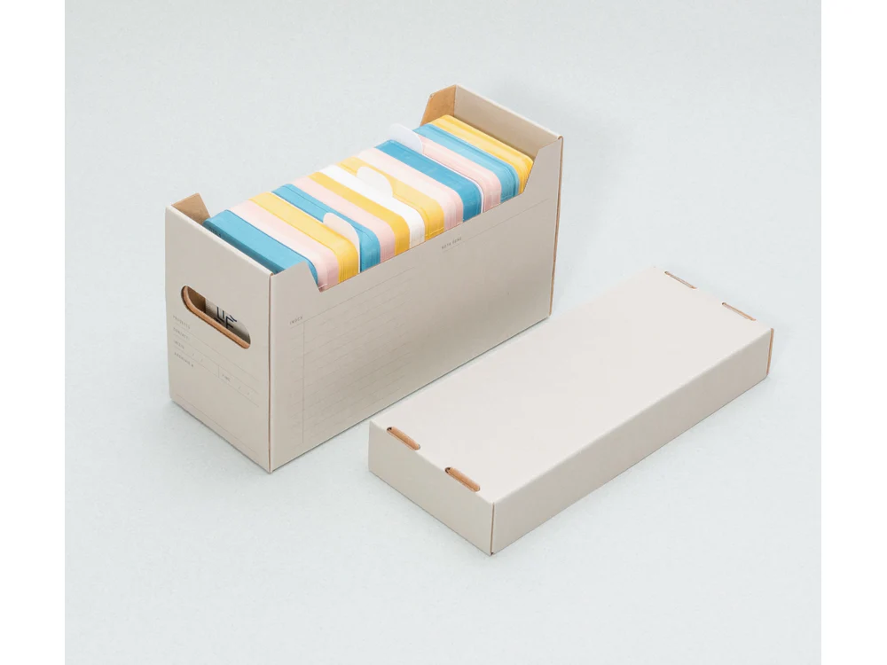 Foglietto - Cardboard Storage Box - A7 - Archivio (Pietra Serena Grey) - Image 2