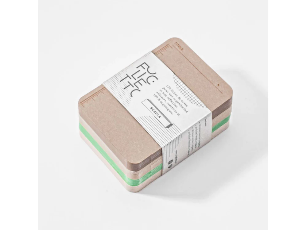 Foglietto - Memo Cards - Deck of 120 - A7 - Regola (Beige/Brown/Green/White)