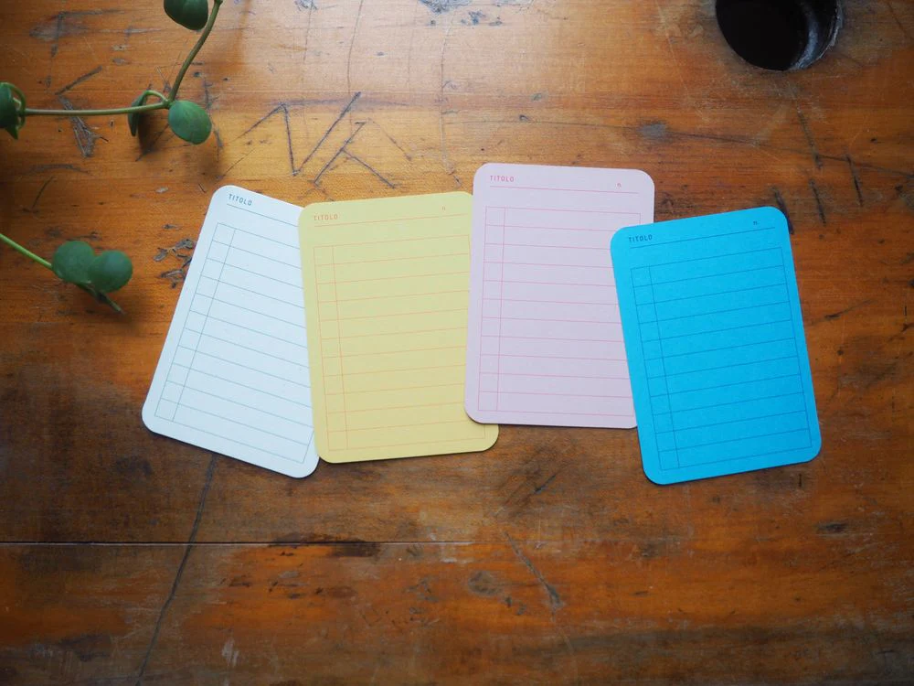 Foglietto - Memo Cards - Deck of 120 - A7 - To-Do (Blue/Pink/White/Yellow) - Image 2