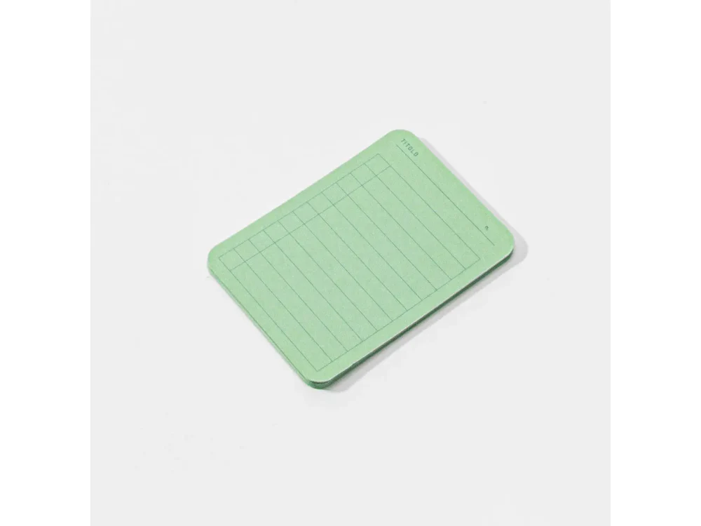 Foglietto - Memo Cards - Deck of 120 - A7 - Verde (Green) - Image 7