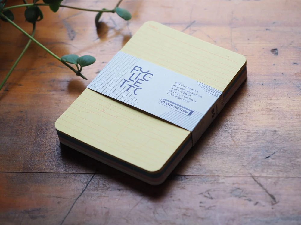 Foglietto - Memo Cards - Deck of 60 - A6 - Go With The Flow (Blue/Pink/White/Yellow)