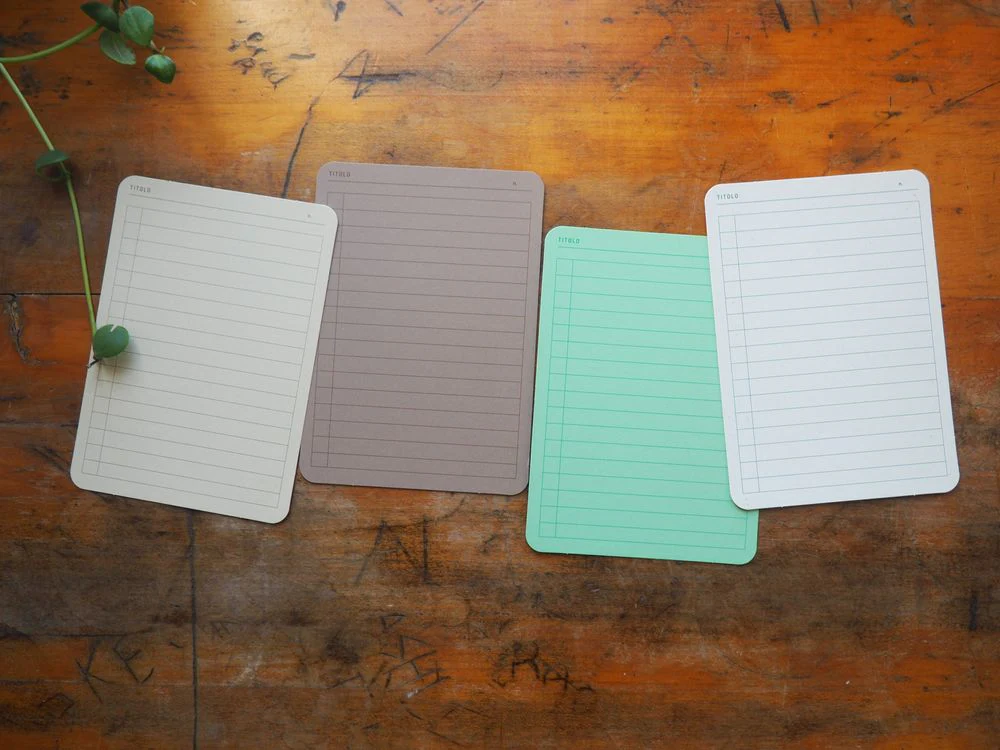Foglietto - Memo Cards - Deck of 60 - A6 - To-Do (Green/Brown/Beige/White) - Image 2