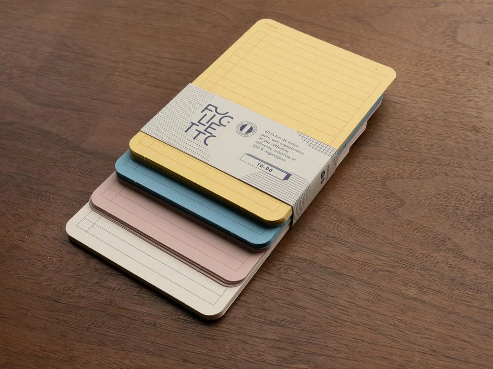 Foglietto - Memo Cards - Deck of 60 - A6 - To-Do (Blue/Pink/White/Yellow) - Image 3