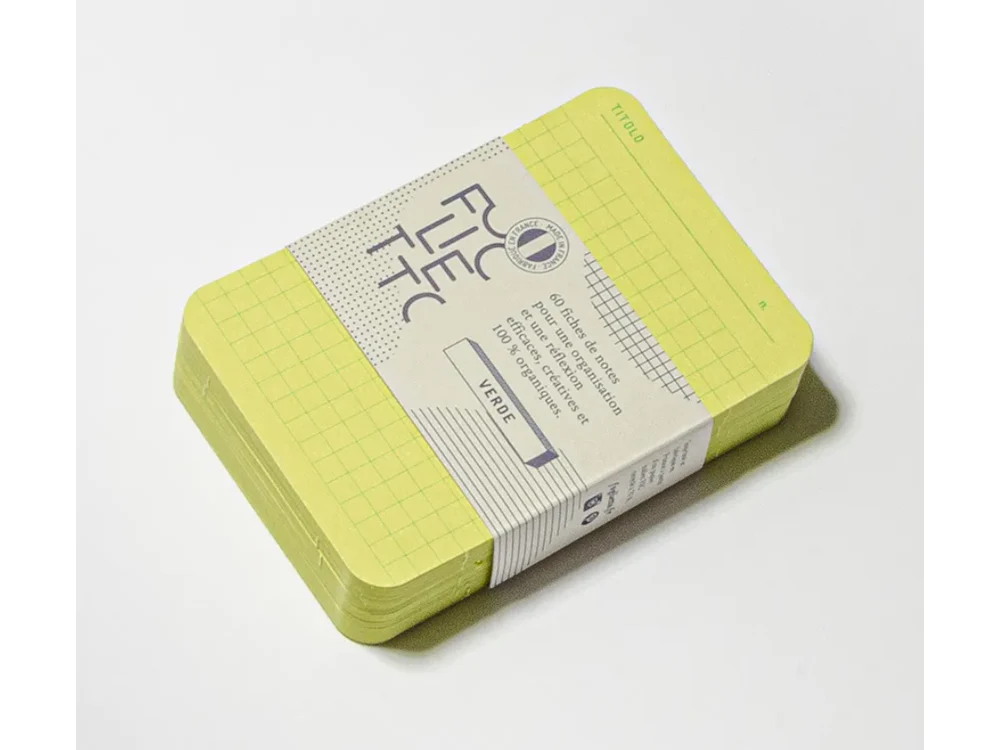 Foglietto - Memo Cards - Deck of 60 - A7 - Verde (Tatin Green)