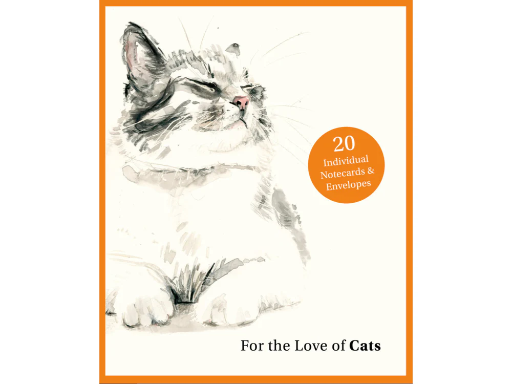 For the Love of Cats: 20 Individual Notecards and Envelopes