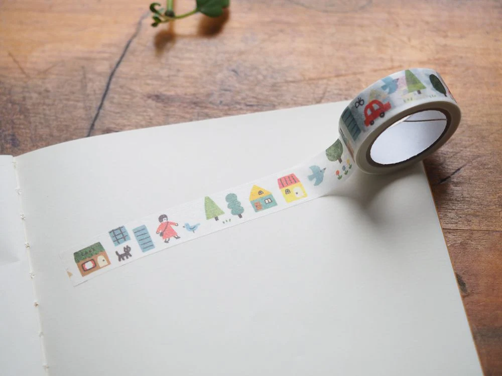 Furukawashiko - Washi Tape - Town (QMT62)