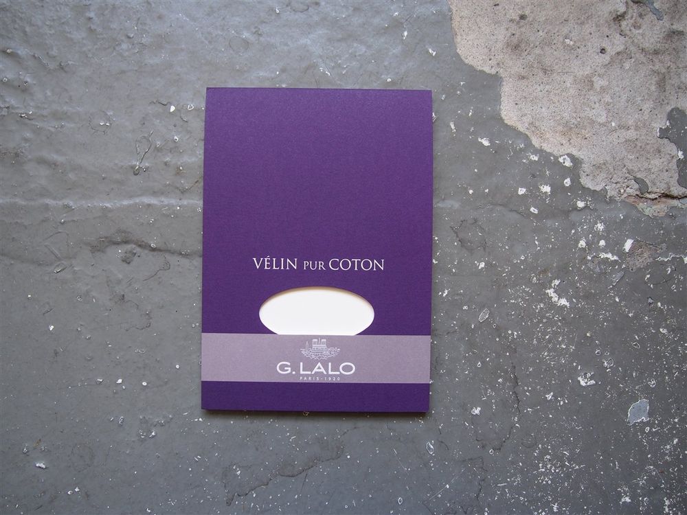 G. Lalo Velin Pur Coton - A5 (40 sheets)