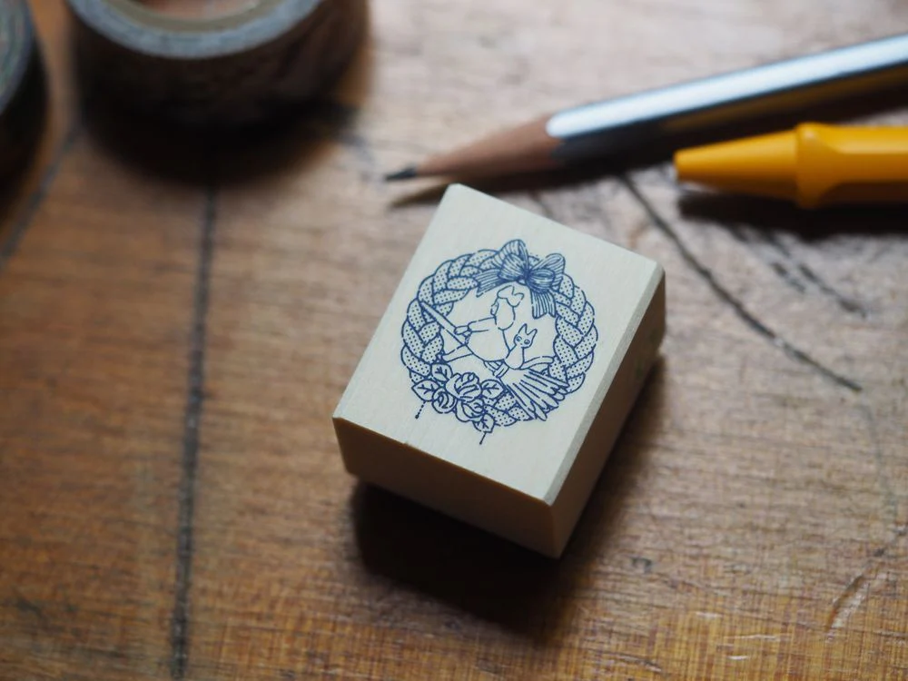 Ghibli x Masute no Aibo Rubber Stamp - Kiki's Delivery Signboard (TSW-150)