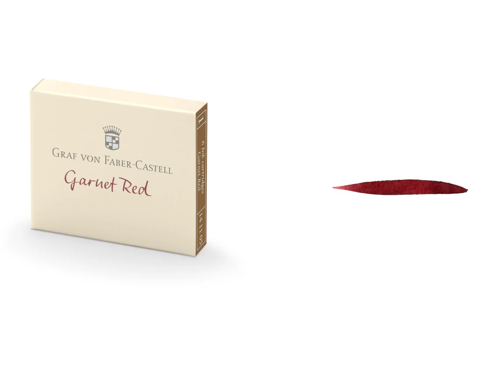 Graf Von Faber-Castell Cartridges - Garnet Red