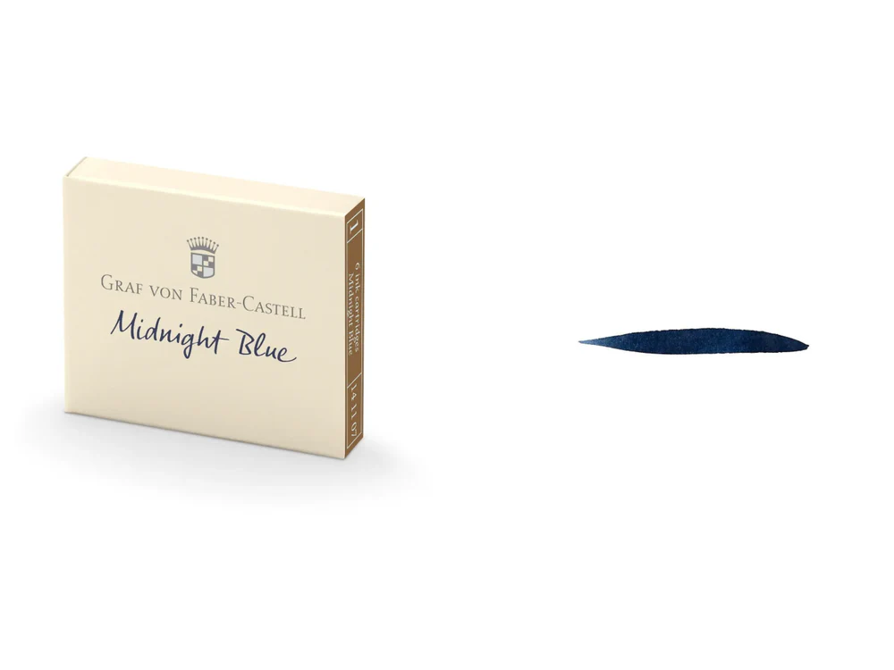 Graf Von Faber-Castell Cartridges - Midnight Blue