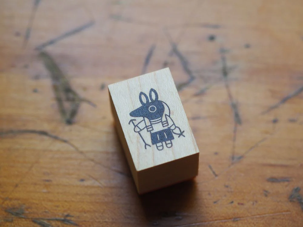 Hankoyamuramin Wooden Stamp - Hieroglyphic 3