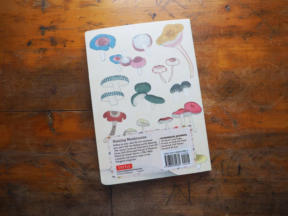 Healing Mushrooms Lined Paperback Journal - Image 3
