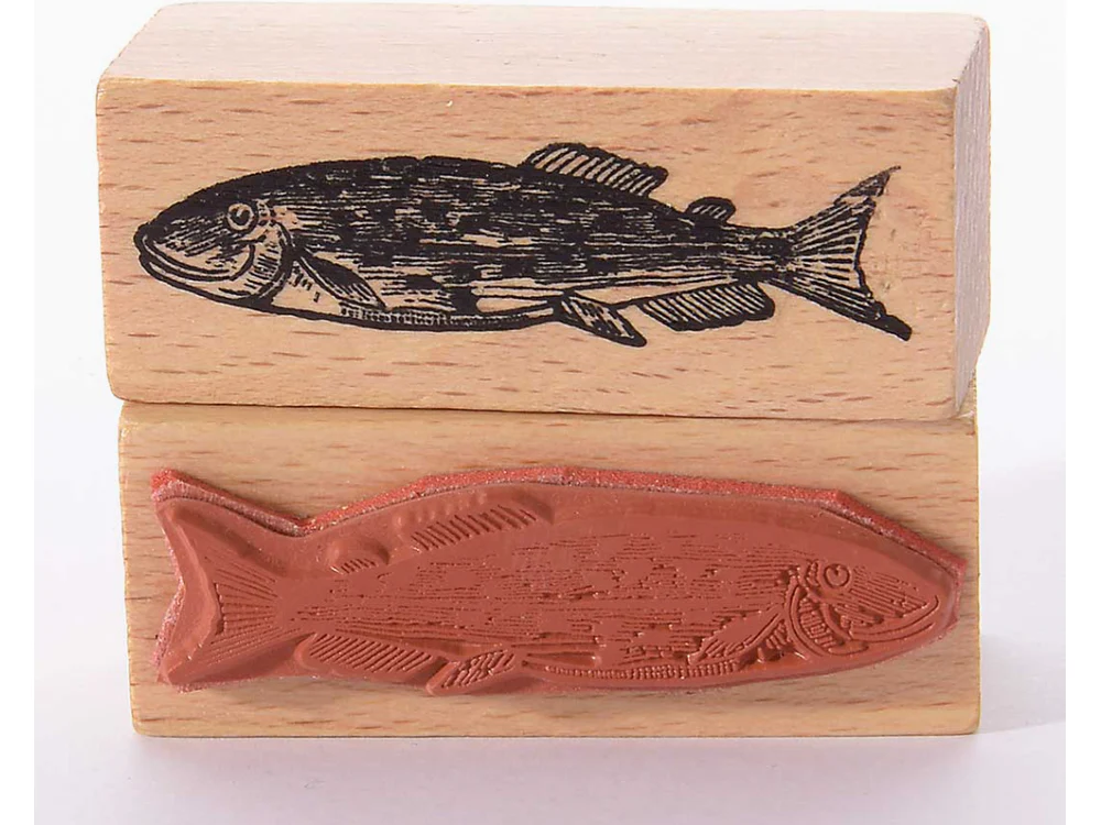 Heindesign Rubber Stamp - Fresh Fish