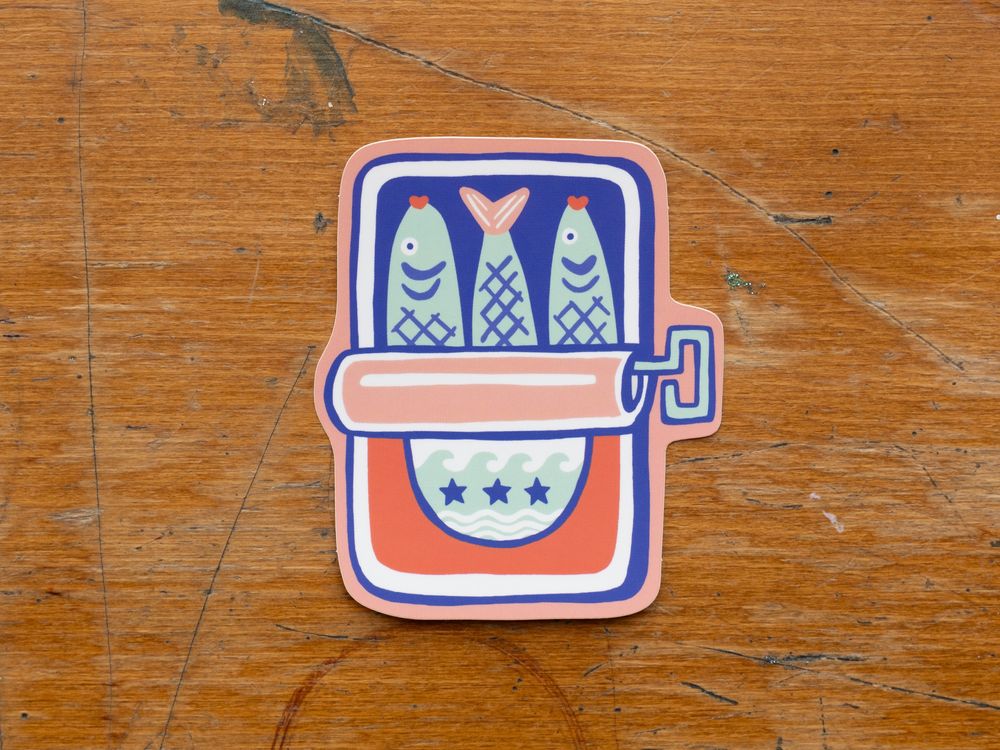 Idlewild Co. - Die-Cut Sticker - Tinned Fish