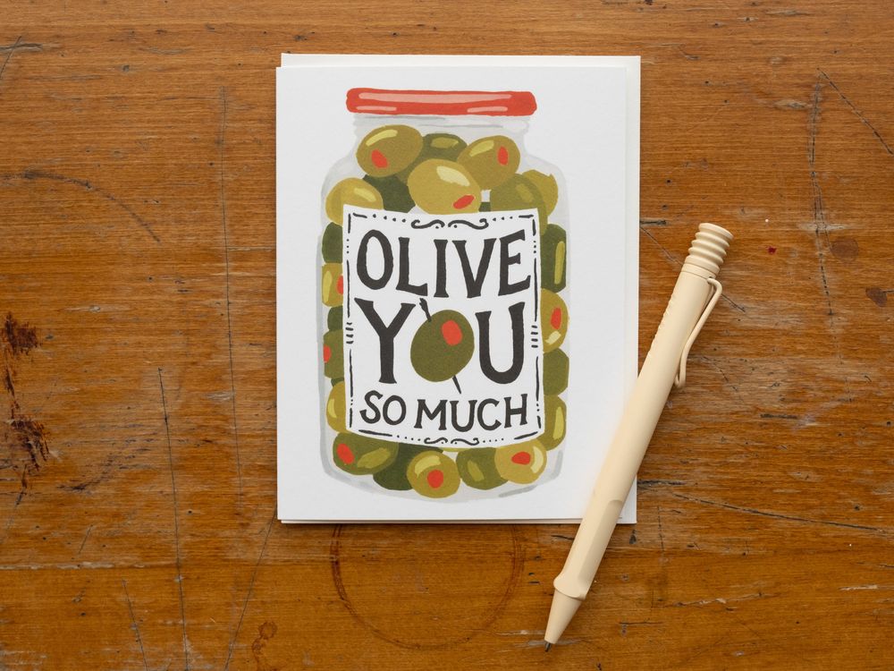 Idlewild Co. - Greeting Card - Olive You