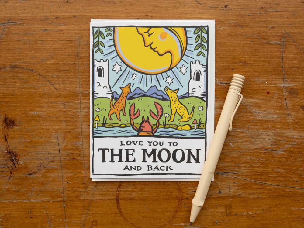 Idlewild Co. - Greeting Card - Tarot Moon