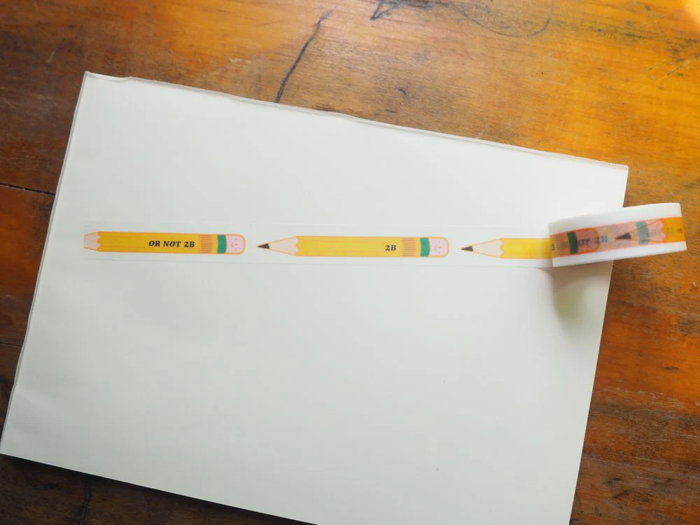 ILOOTPAPERIE - Washi Tape - 2B or Not 2B On Point Pencil