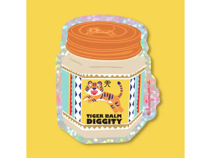 ILOOTPAPERIE - Sticker - Tiger Balm Diggity