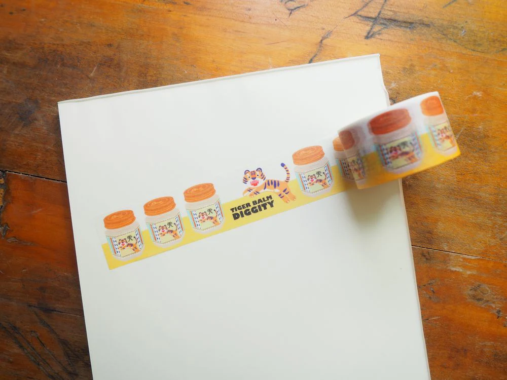 ILOOTPAPERIE - Washi Tape - Tiger Balm Diggity