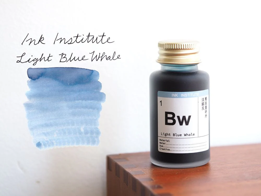 Ink Institute Fountain Pen Ink (30mL) - Light Blue Whale