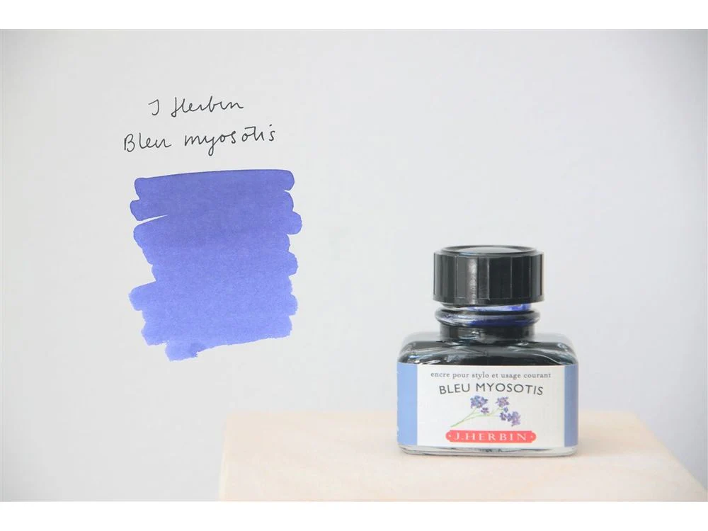J. Herbin Fountain Pen Ink (30mL) - Bleu Myosotis