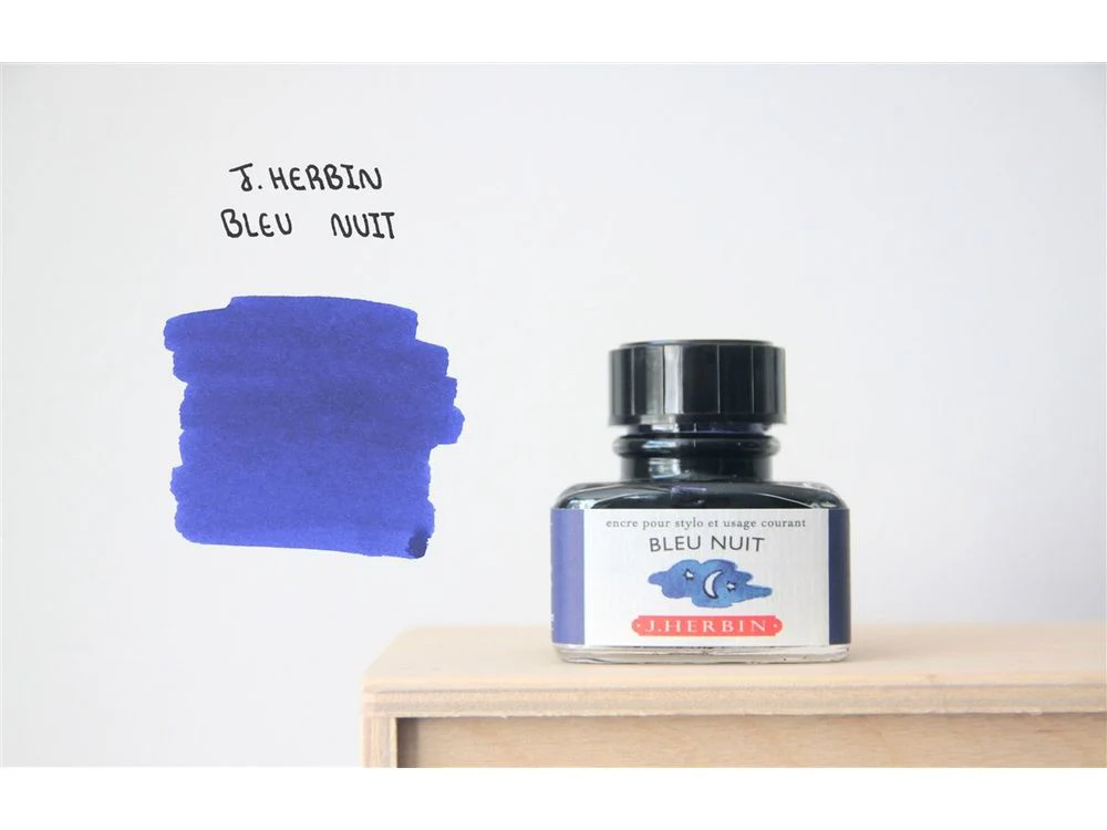 J. Herbin Fountain Pen Ink (30mL) - Bleu Nuit
