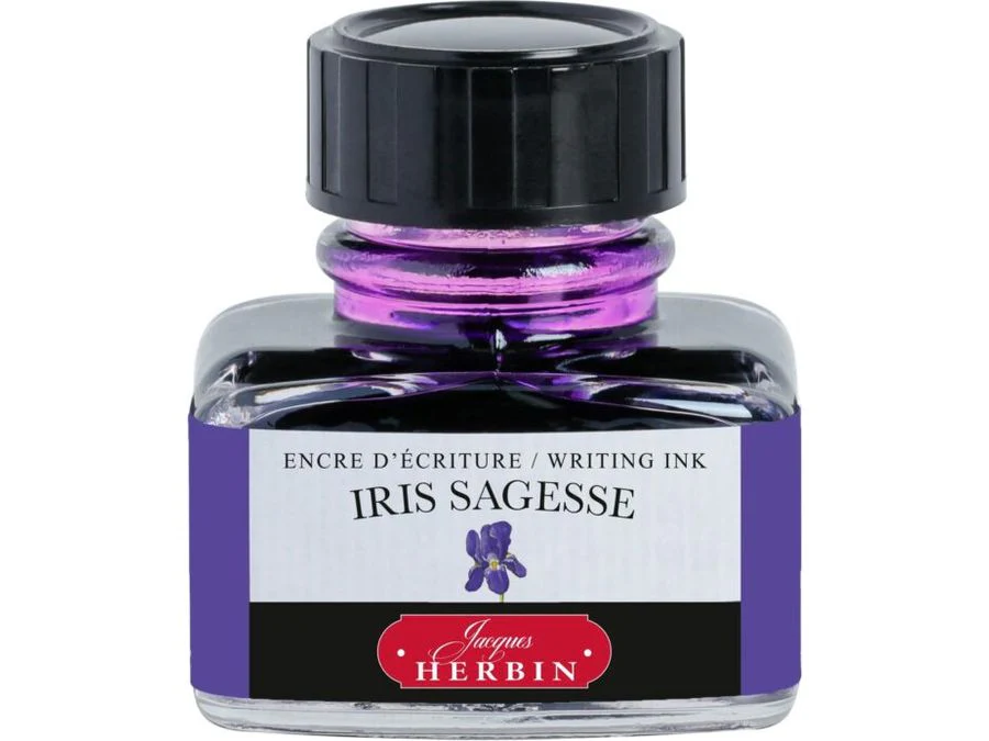 J. Herbin Fountain Pen Ink (30mL) - Iris Sagesse