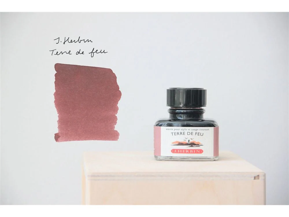 J. Herbin Fountain Pen Ink (30mL) - Terre De Feu