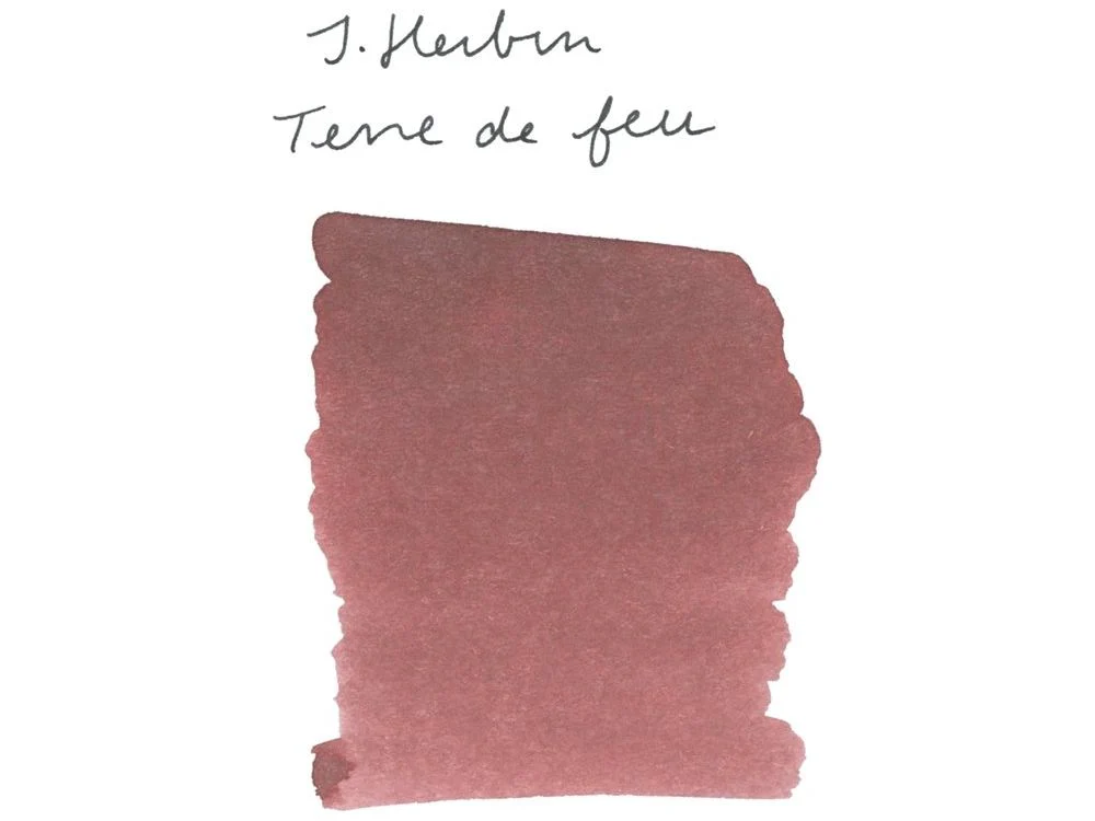 J. Herbin Fountain Pen Ink (30mL) - Terre De Feu - Image 2