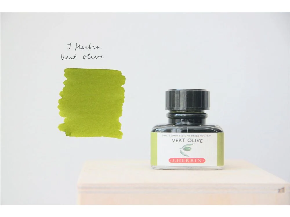 J. Herbin Fountain Pen Ink (30mL) - Vert Olive