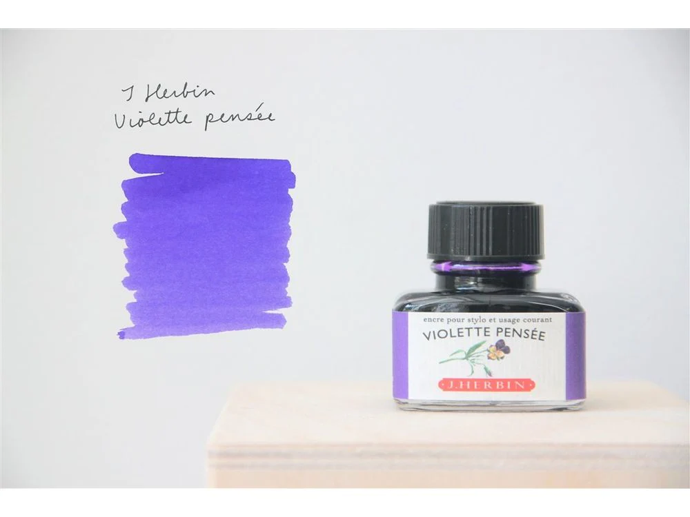 J. Herbin Fountain Pen Ink (30mL) - Violette Pensee
