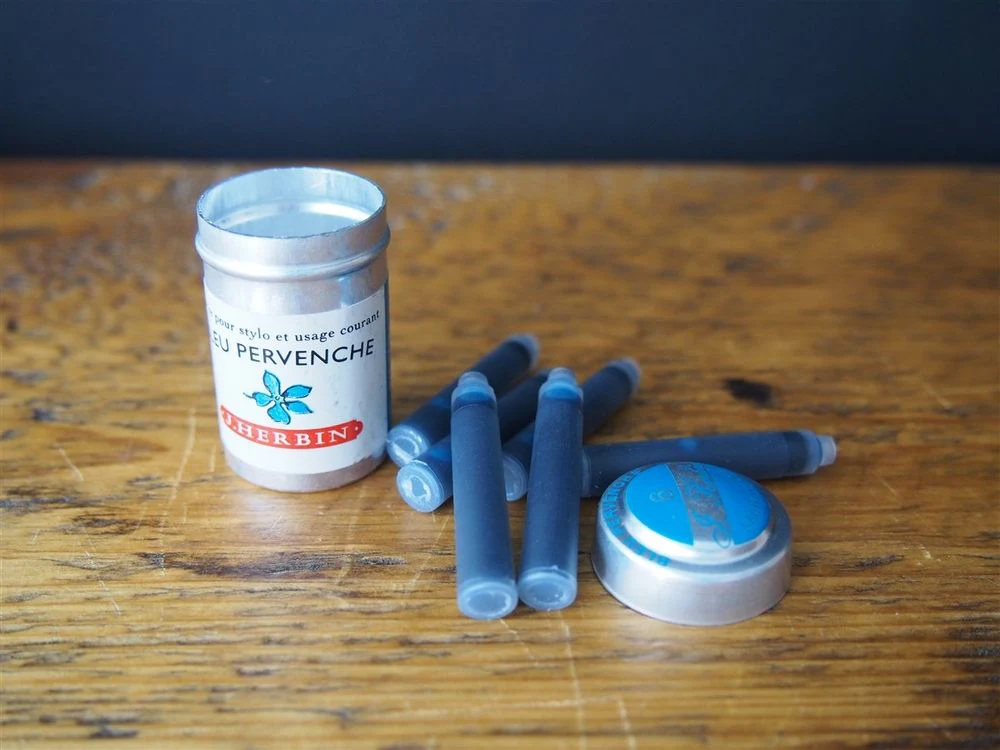J. Herbin Ink Cartridges - Bleu Pervenche