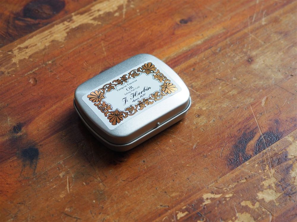 J. Herbin Ink Pad for Wax Seals - Gold - Image 3