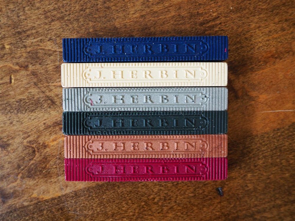 J. Herbin Supple Sealing Wax Pack of 4 - Dark Green - Image 3
