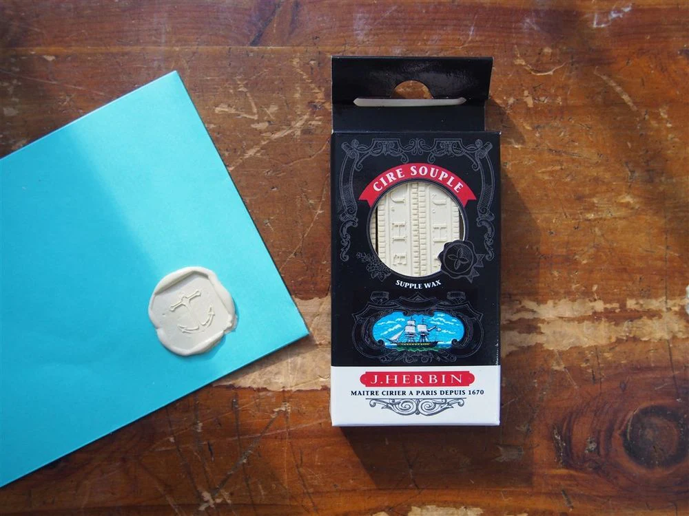 J. Herbin Supple Sealing Wax Pack of 4 - Ivory