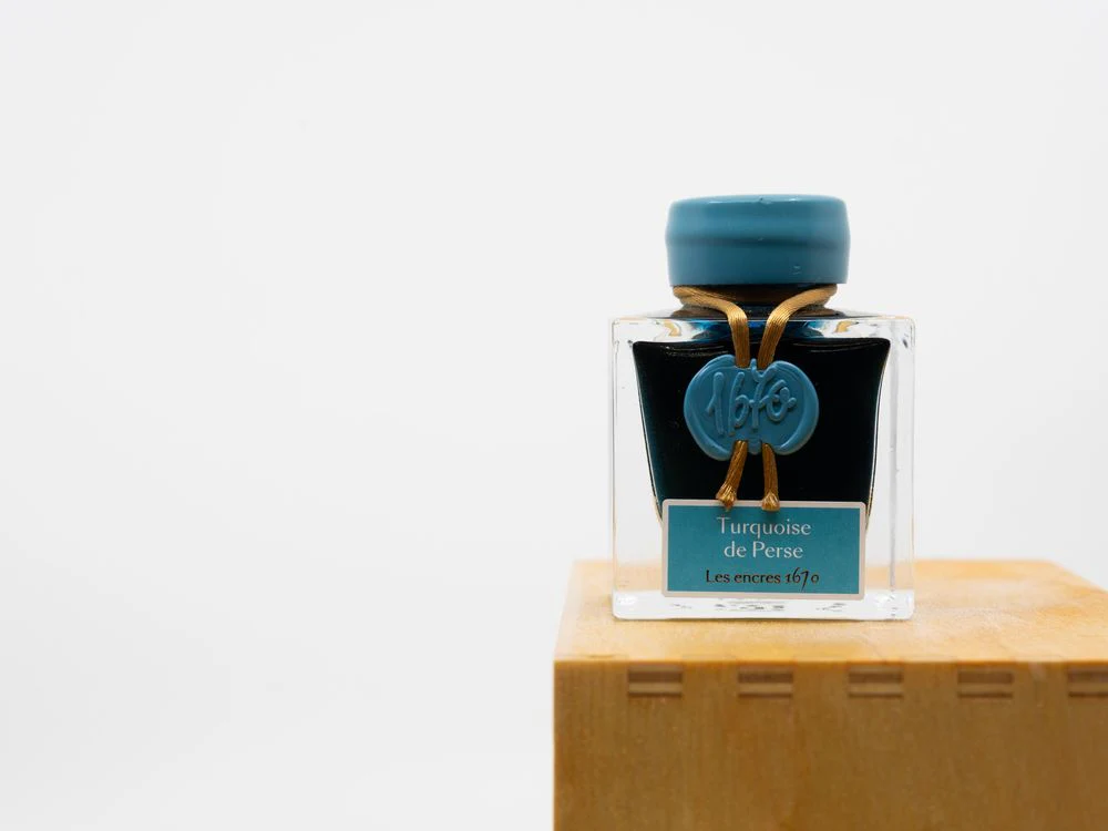 Jacques Herbin Fountain Pen Ink (50mL) - 1670 Anniversary - Turquoise de Perse