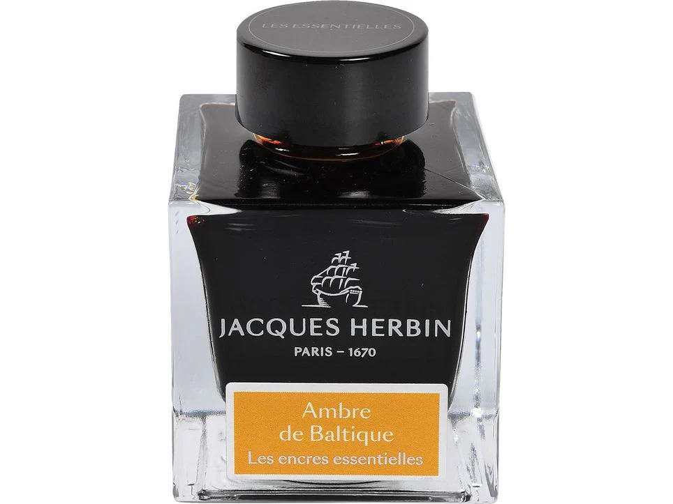 Jacques Herbin Fountain Pen Ink (50mL) - Ambre de Baltique