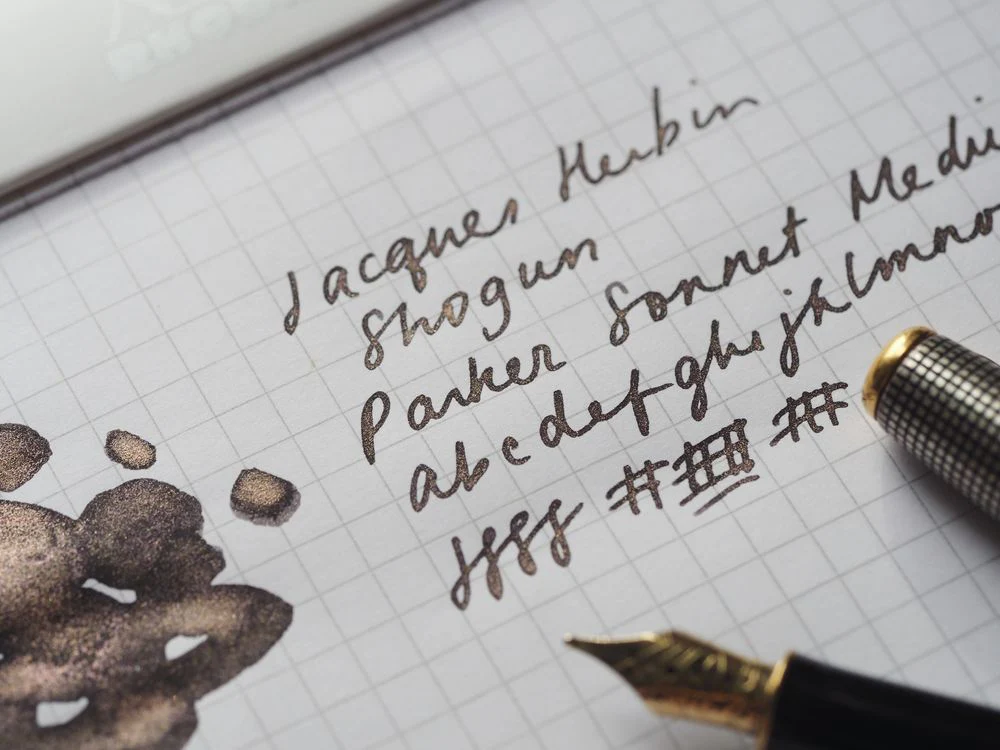Jacques Herbin Fountain Pen Ink (50mL) - Artist Series - Shogun by Kenzo Takada and K3 - Image 10