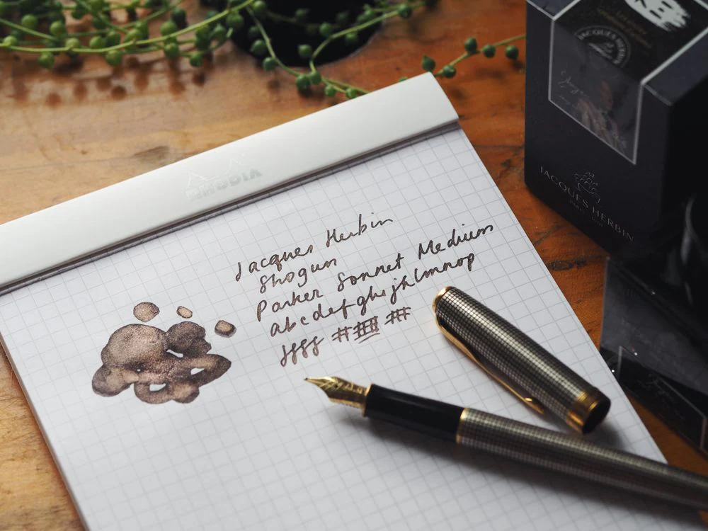 Jacques Herbin Fountain Pen Ink (50mL) - Artist Series - Shogun by Kenzo Takada and K3 - Image 2