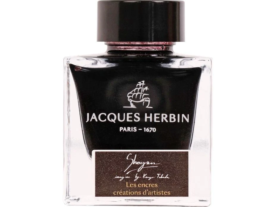 Jacques Herbin Fountain Pen Ink (50mL) - Artist Series - Shogun by Kenzo Takada and K3 - Image 5