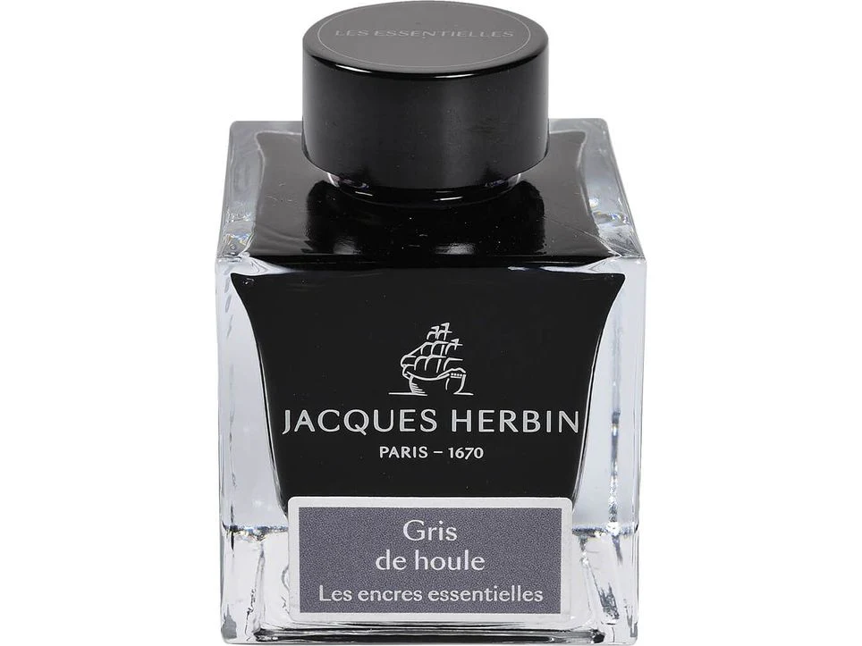 Jacques Herbin Fountain Pen Ink (50mL) - Gris de Houle
